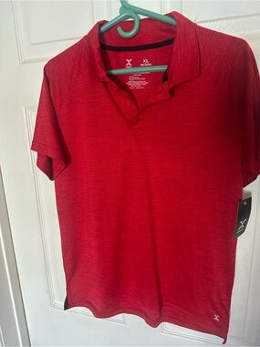 Performance Red Polo Shirt by Xersion - Boys XL Husky
